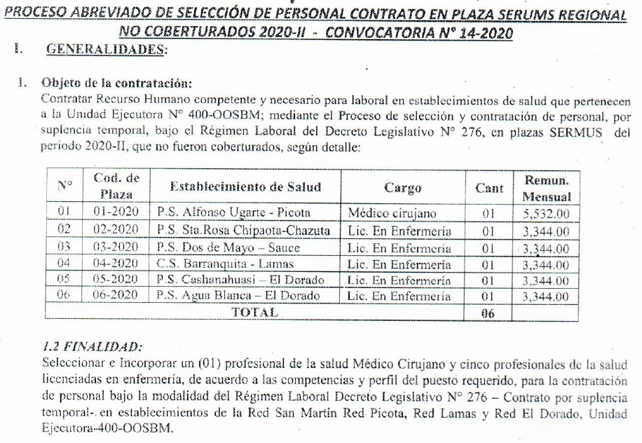 SERUMS NO COBERTURADOS 14 2020