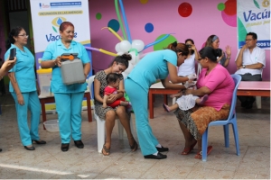 SE INICI&Oacute; LA CAMPA&Ntilde;A DE VACUNACI&Oacute;N Y BARRIDO CONTRA EL SARAMPI&Oacute;N Y RUB&Eacute;OLA.