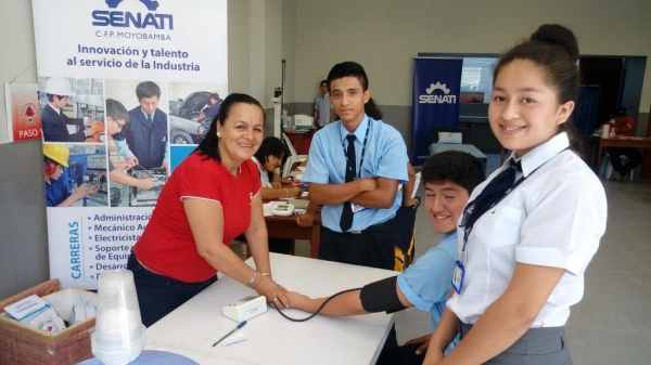 SENATI MOYOBAMBA PARTICIP&Oacute; DE EXITOSA CAMPA&Ntilde;A DE DONACI&Oacute;N DE SANGRE