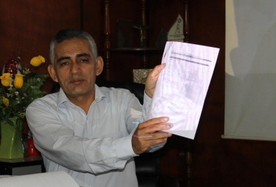 DIRECTOR DE LA U. E 400-OOSBM, ACLARA QUE NO HUBO APROPIACI&Oacute;N IL&Iacute;CITA.