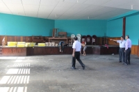 Supervisaron el inicio de las obras de refacci&oacute;n del audit&oacute;rium institucional en su primera etapa