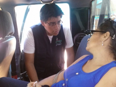 RED DE SALUD DE LAMAS PRESTA AYUDA MÉDICA EN LA FIESTA PATRONAL “VIRGEN DE LA NATIVIDAD” EN TABALOSOS.